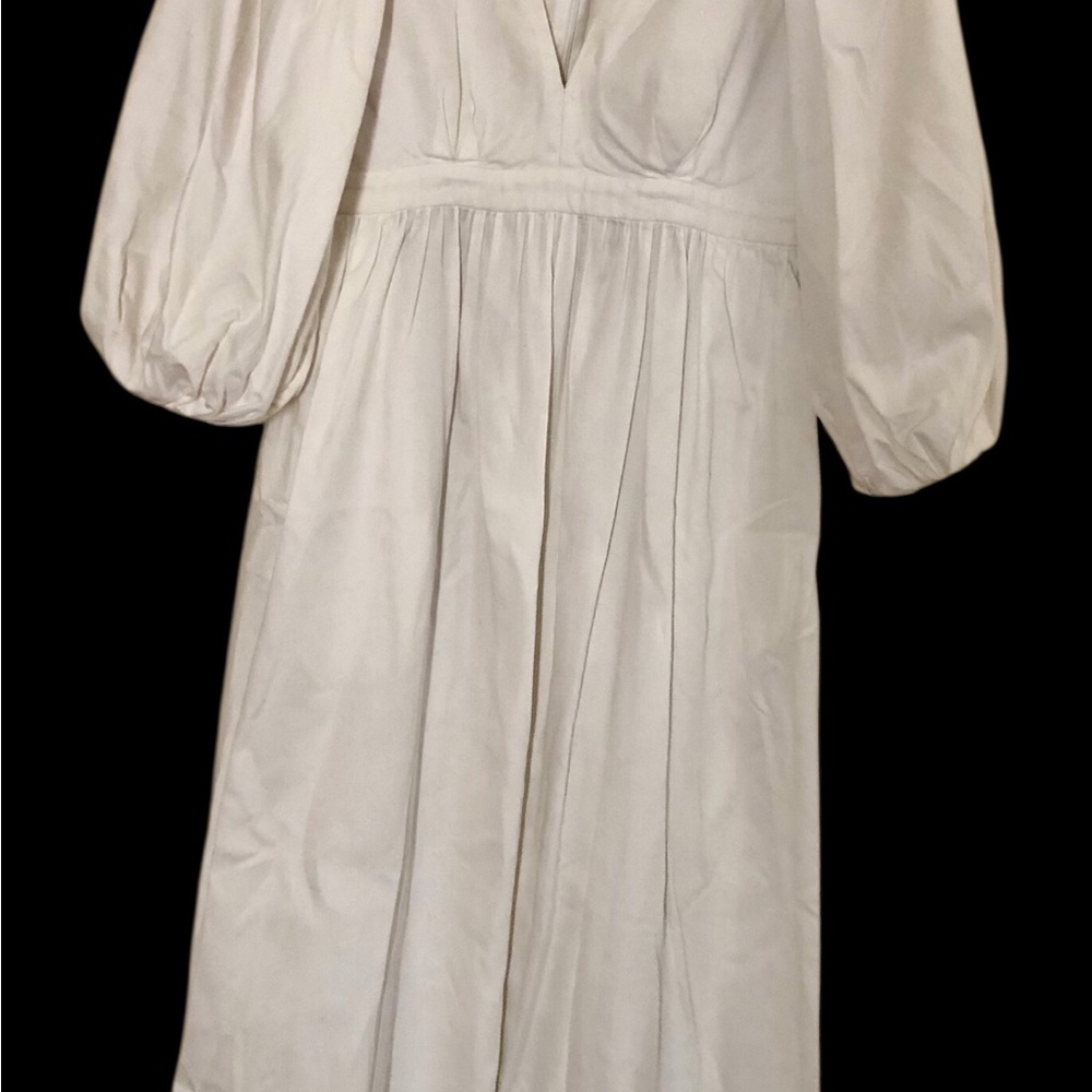 Mara Hoffman Sleeves Crinkle Cotton Dress Size 0